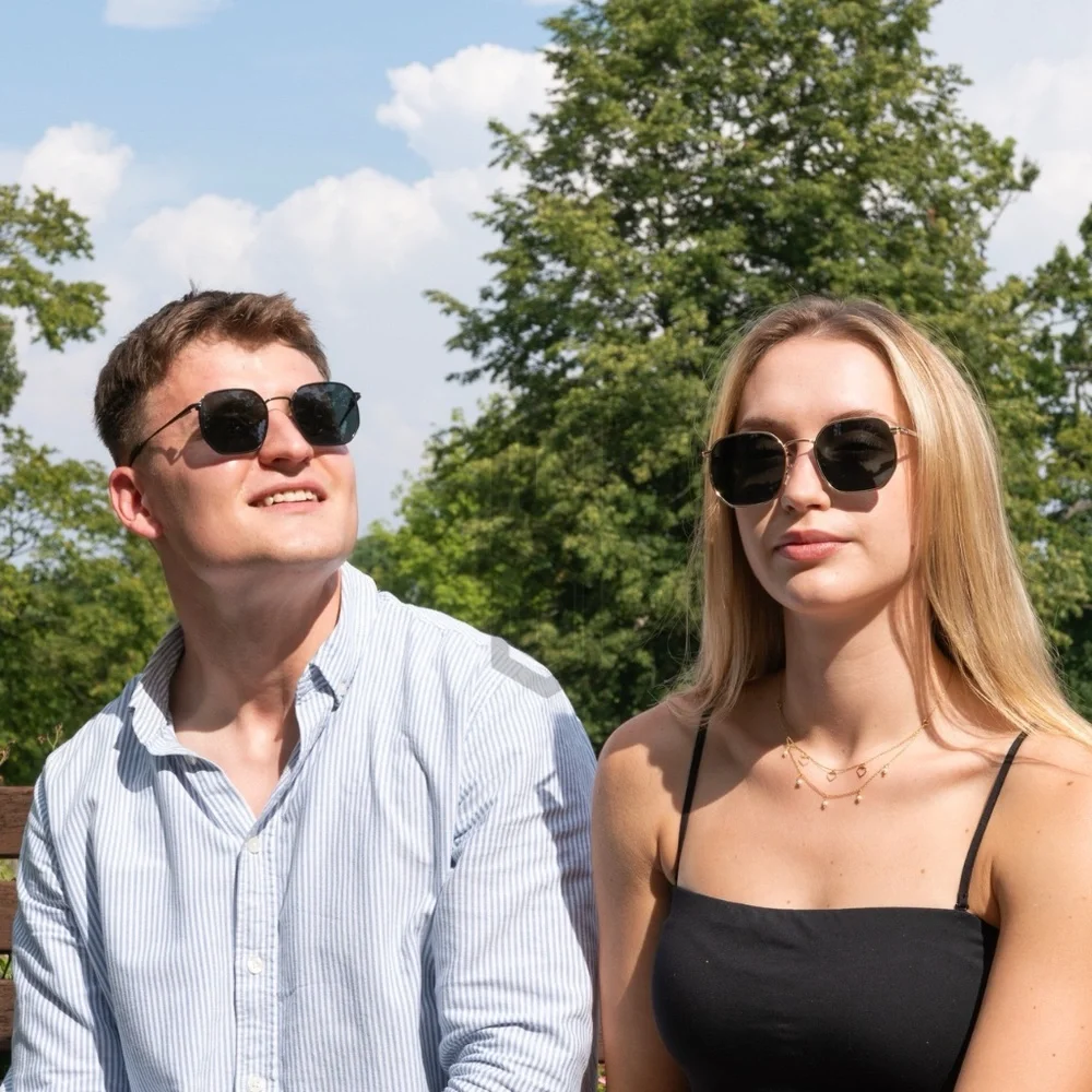 🇺🇸Black Hexagonal Sunglasses